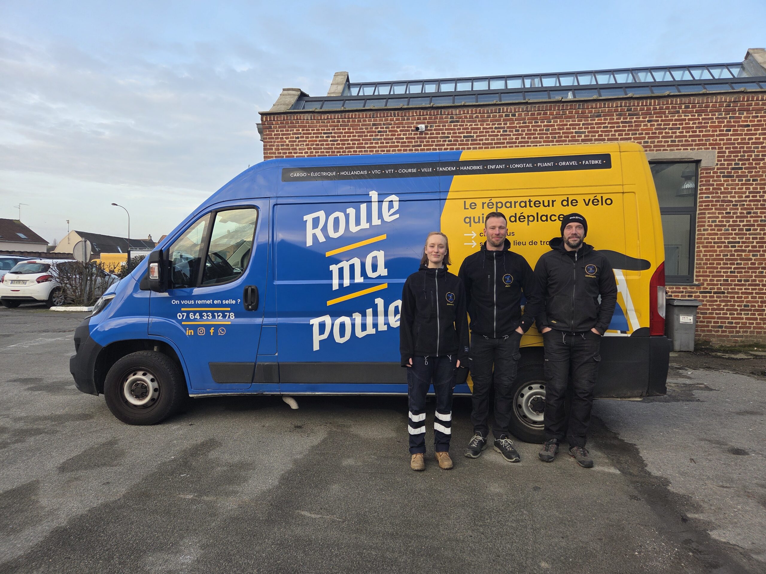 L’équipe de Roule Ma Poule : la passion du vélo, au service de la métropole lilloise